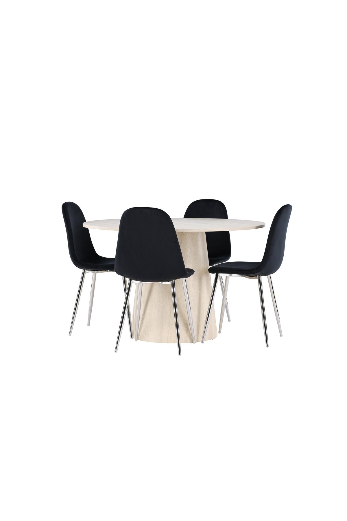 Lanzo Matbord med Polar Stolarna – MDF