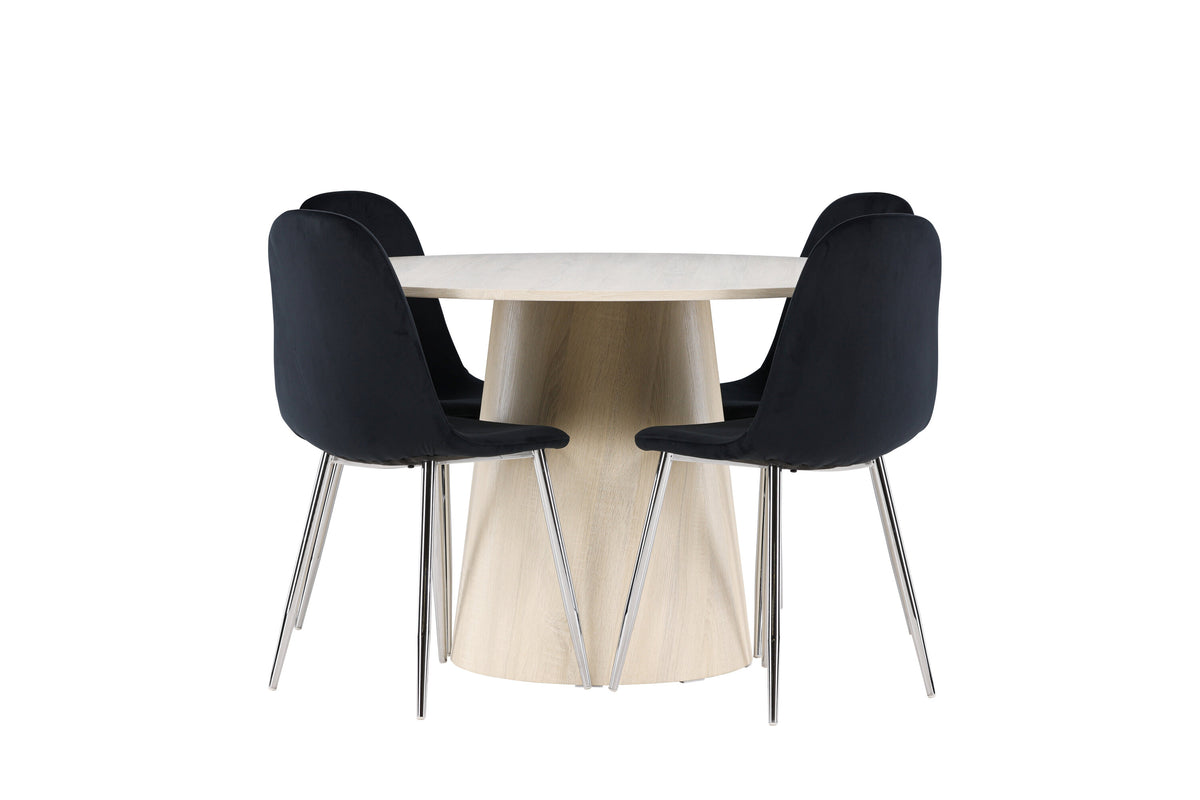 Lanzo Matbord med Polar Stolarna – MDF