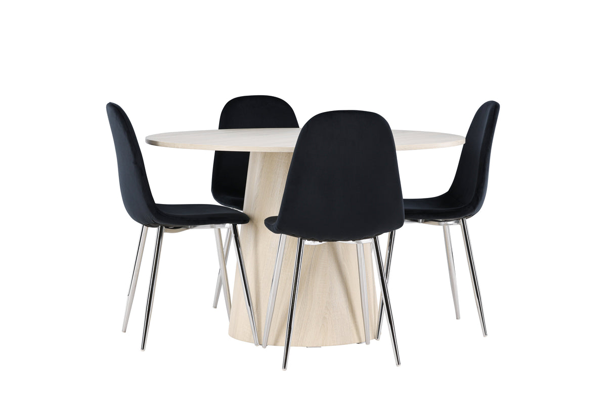 Lanzo Matbord med Polar Stolarna – MDF