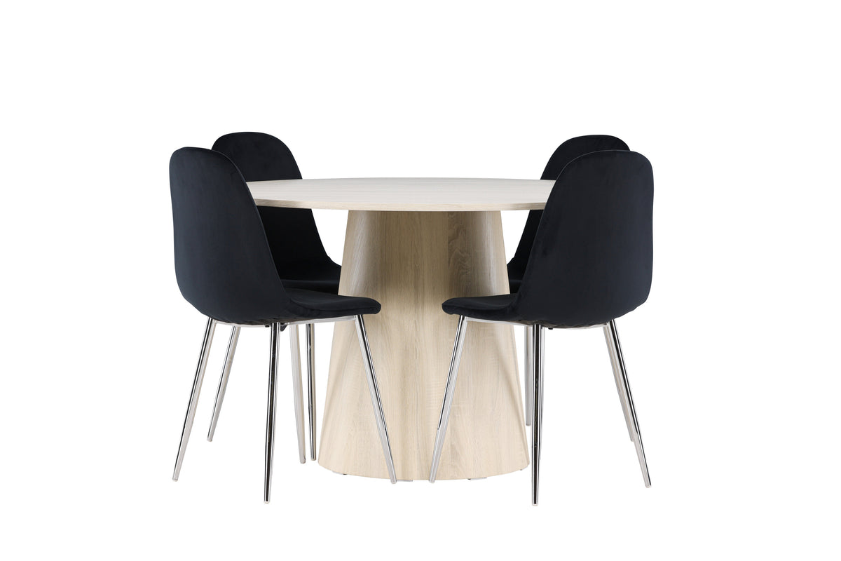 Lanzo Matbord med Polar Stolarna – MDF