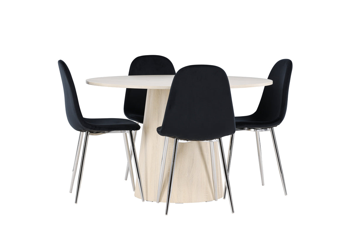 Lanzo Matbord med Polar Stolarna – MDF