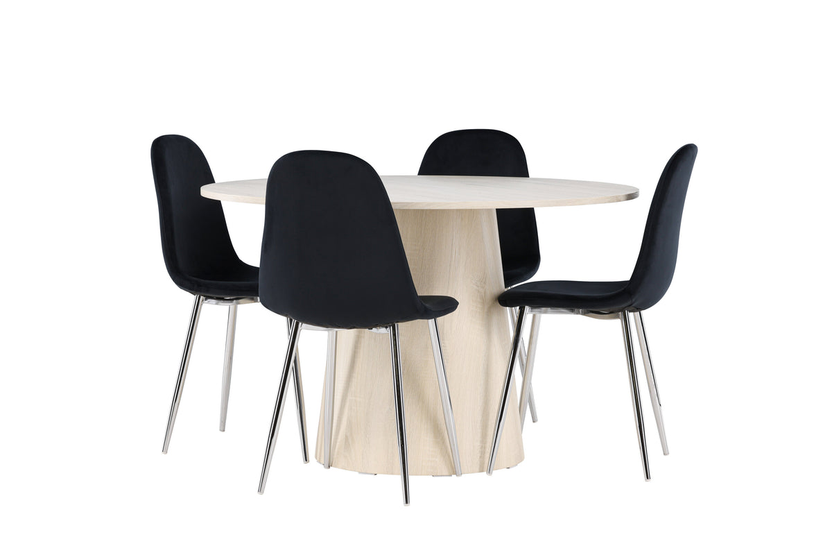 Lanzo Matbord med Polar Stolarna – MDF