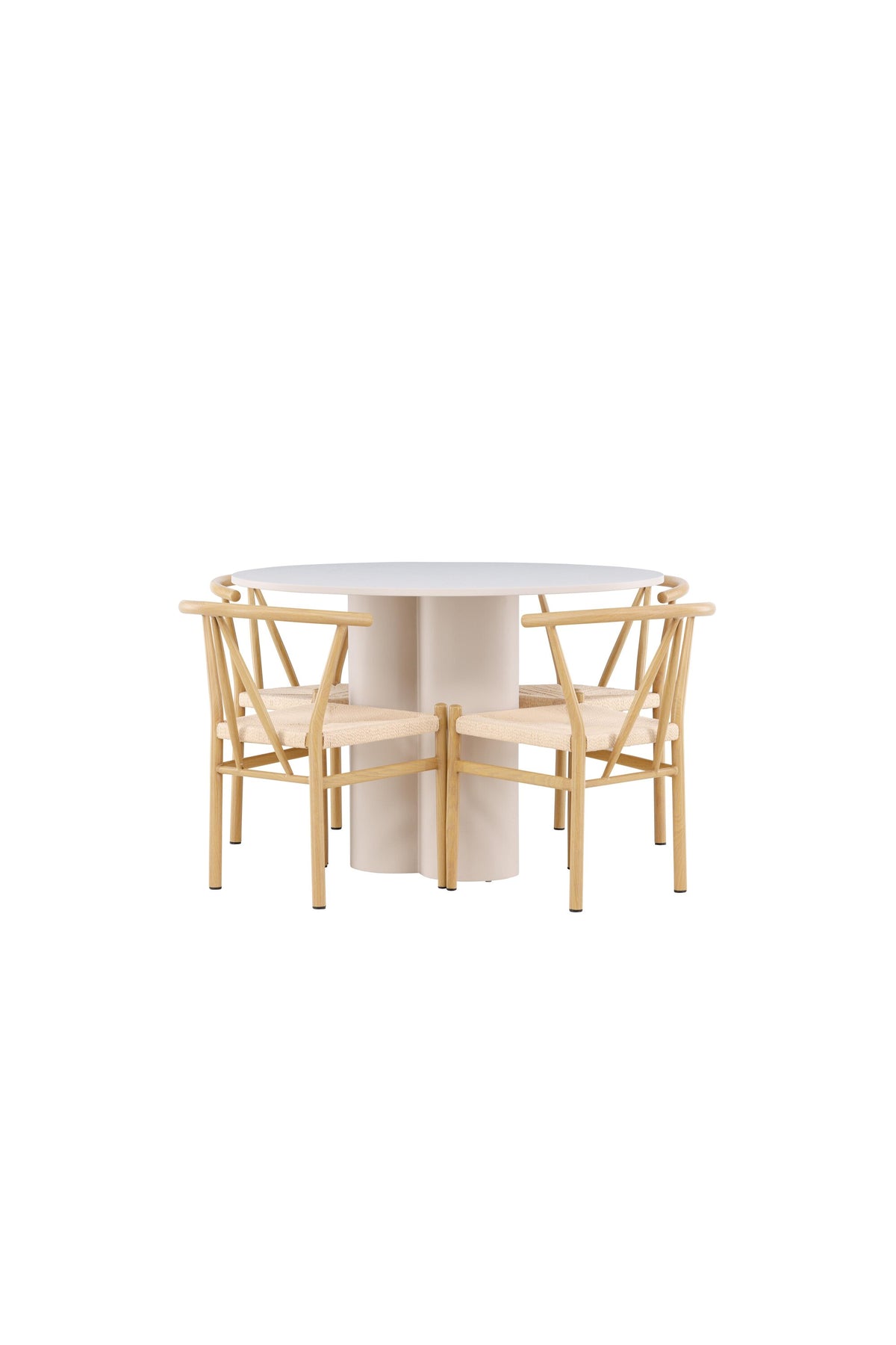 Olivia Matbord med Alfons Stolarna – MDF