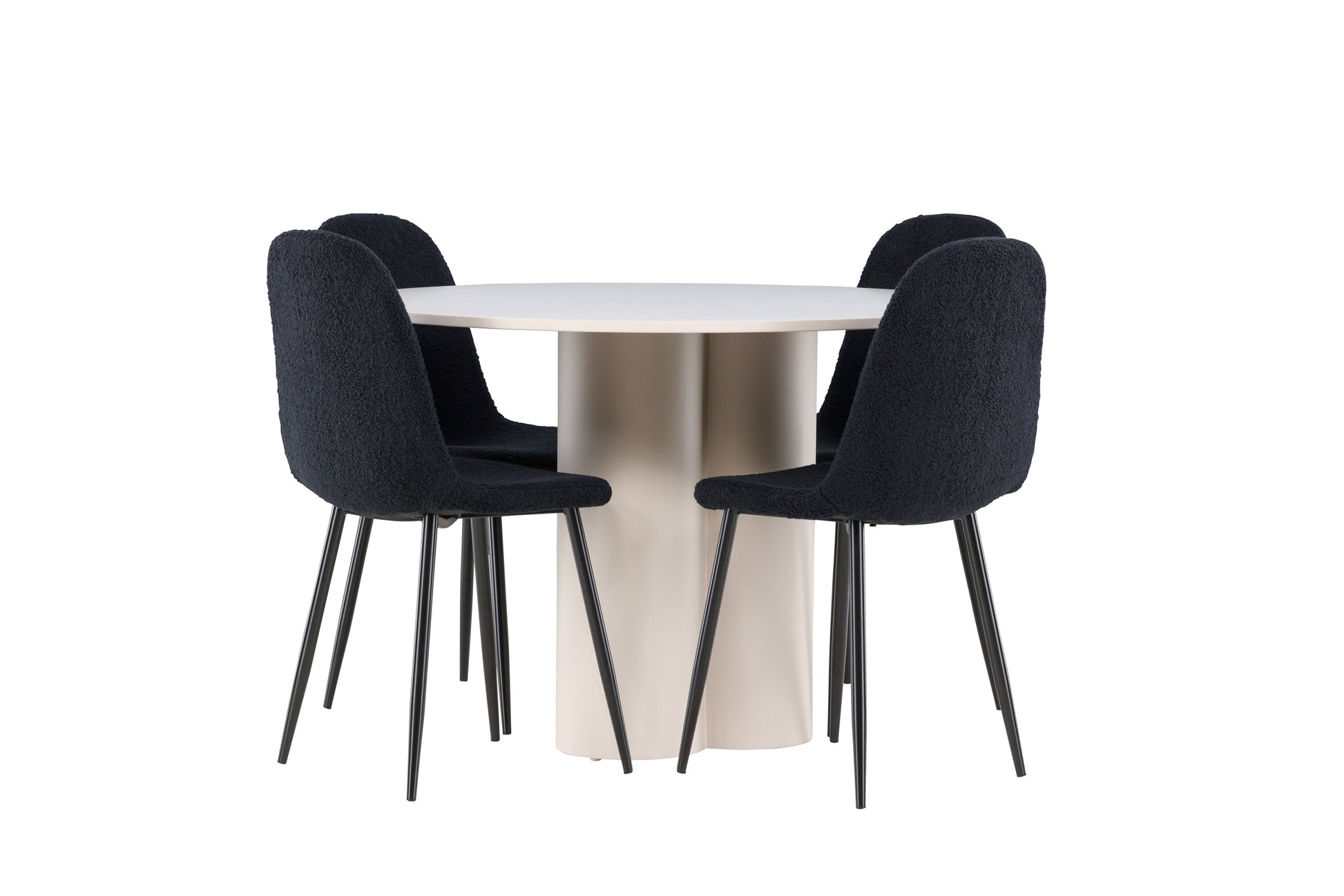 Olivia Matbord med Polar Stolarna – MDF