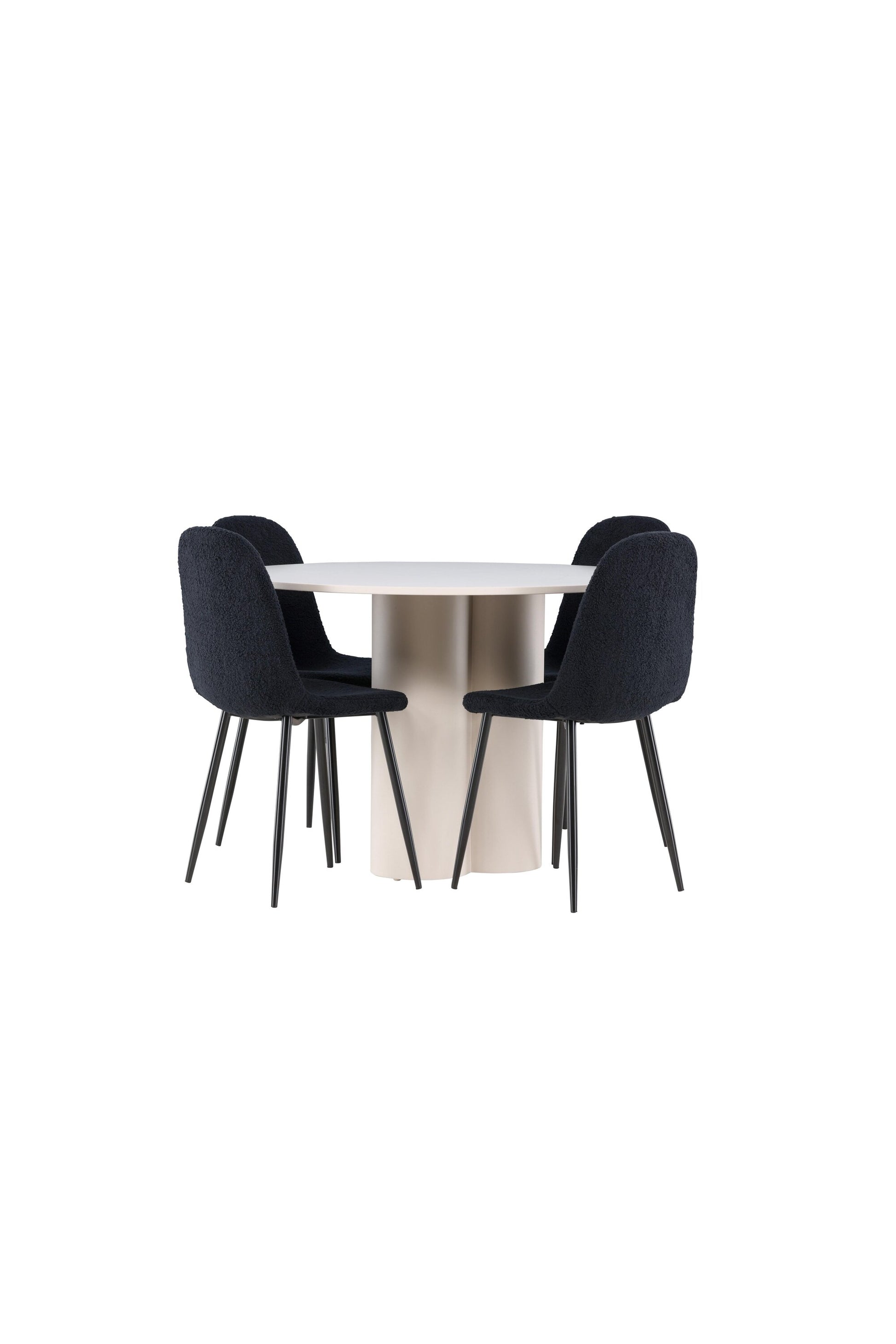 Olivia Matbord med Polar Stolarna – MDF