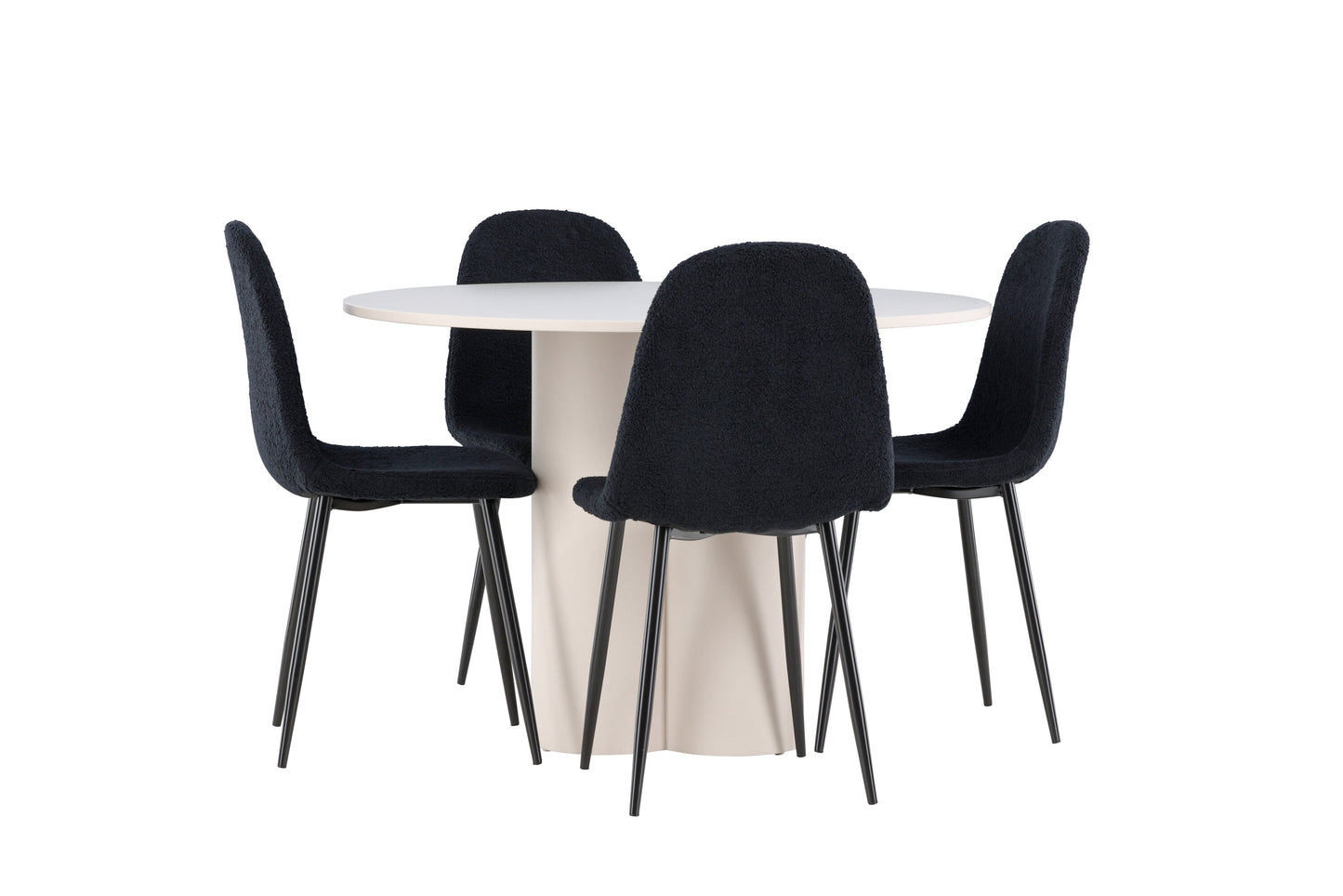 Olivia Matbord med Polar Stolarna – MDF