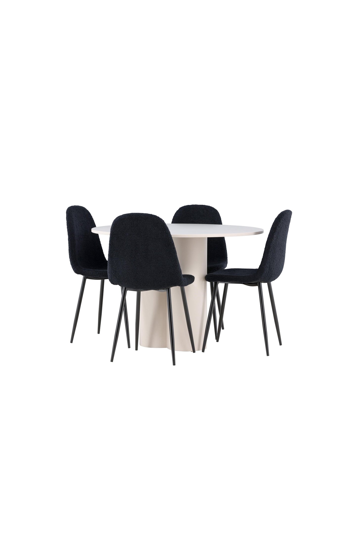Olivia Matbord med Polar Stolarna – MDF
