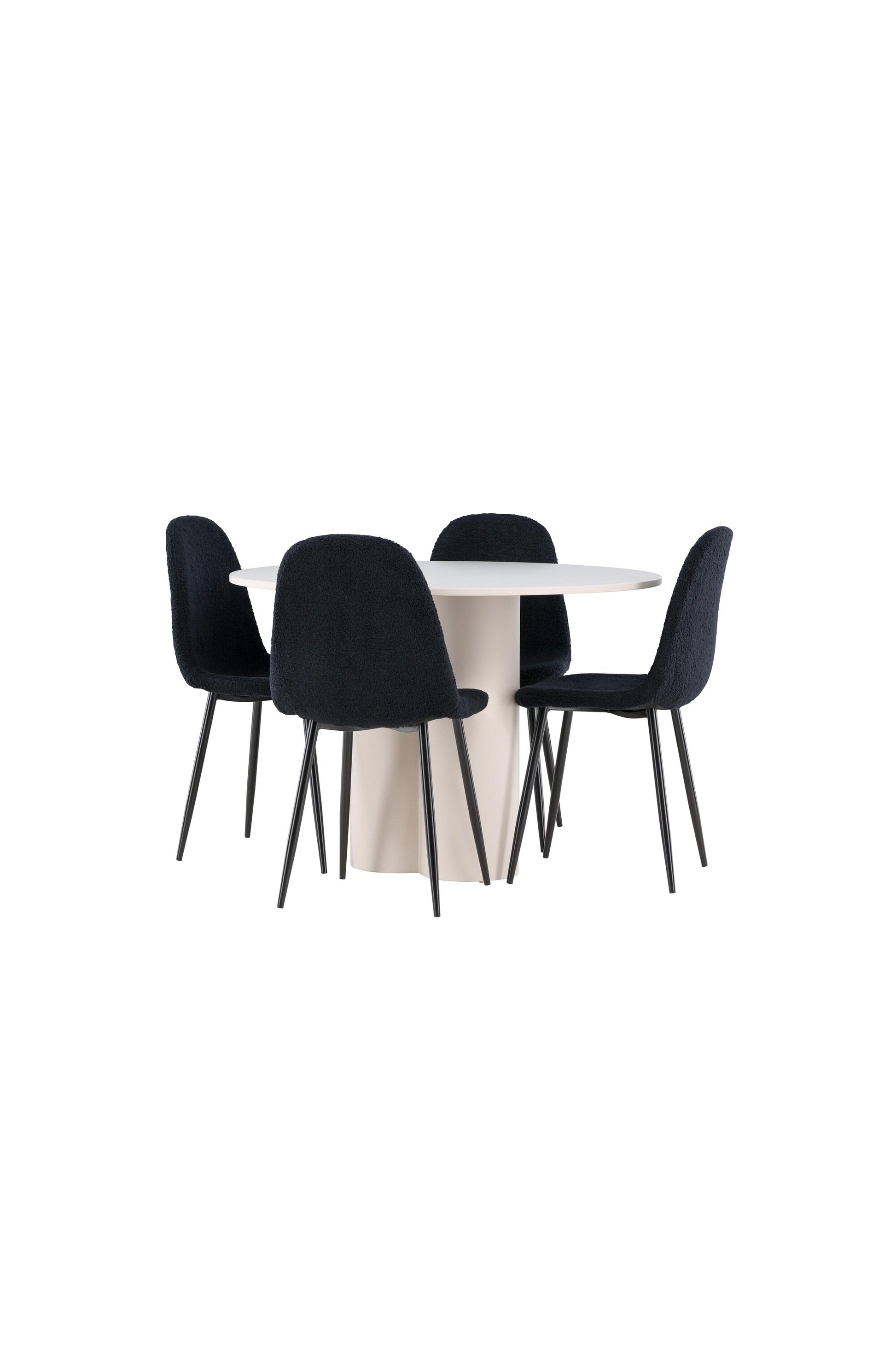 Olivia Matbord med Polar Stolarna – MDF
