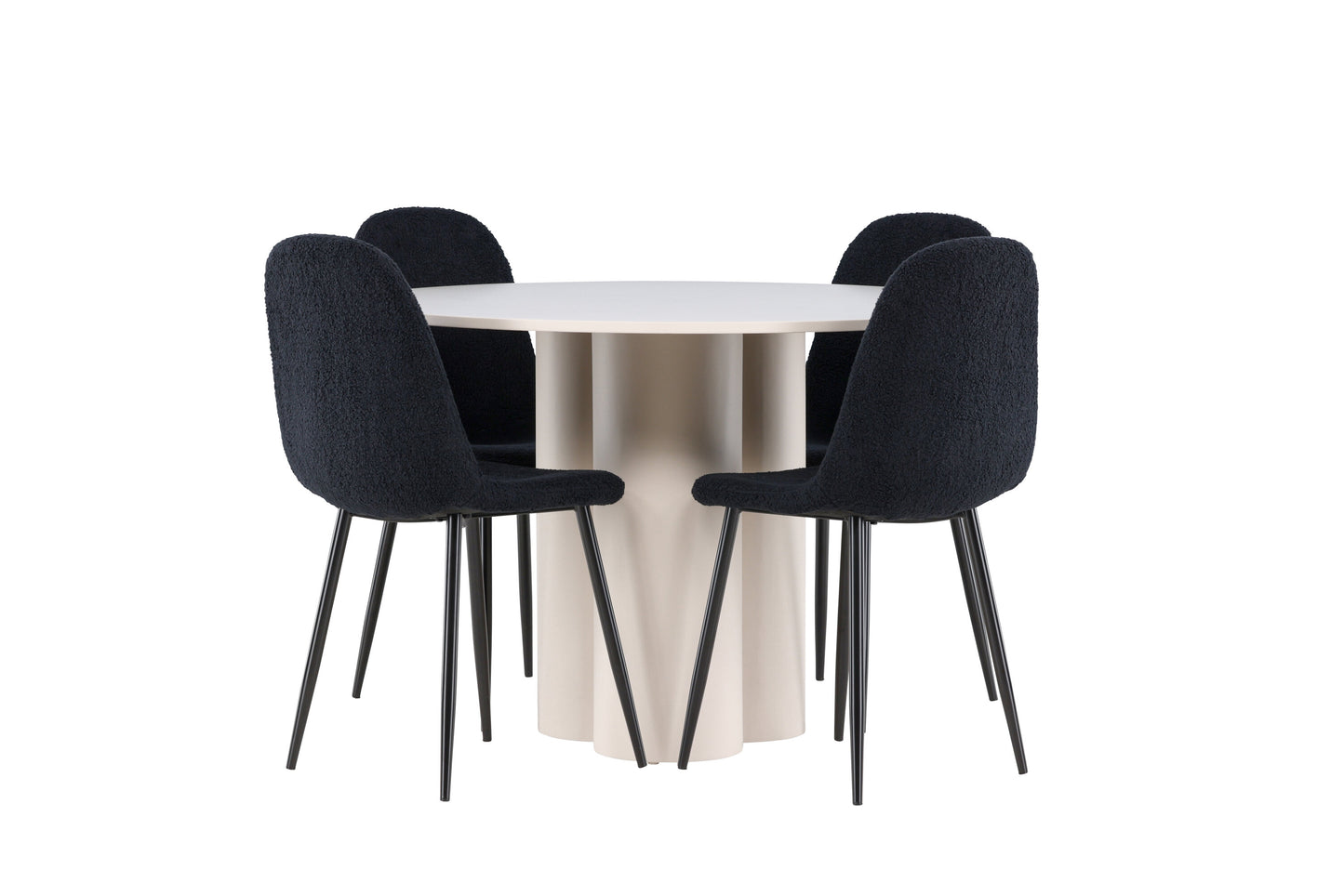 Olivia Matbord med Polar Stolarna – MDF
