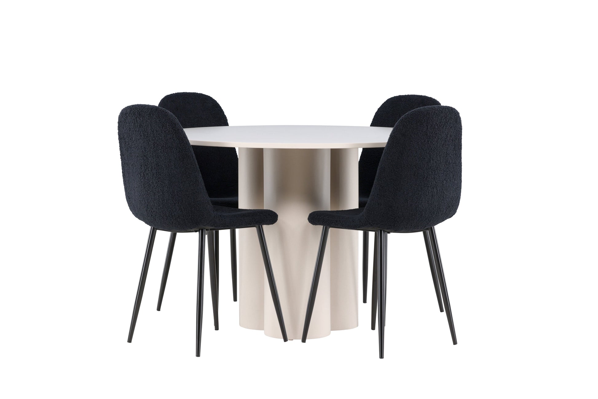 Olivia Matbord med Polar Stolarna – MDF