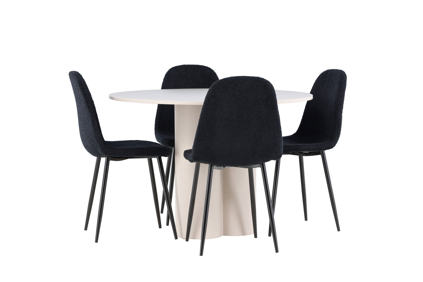 Olivia Matbord med Polar Stolarna – MDF