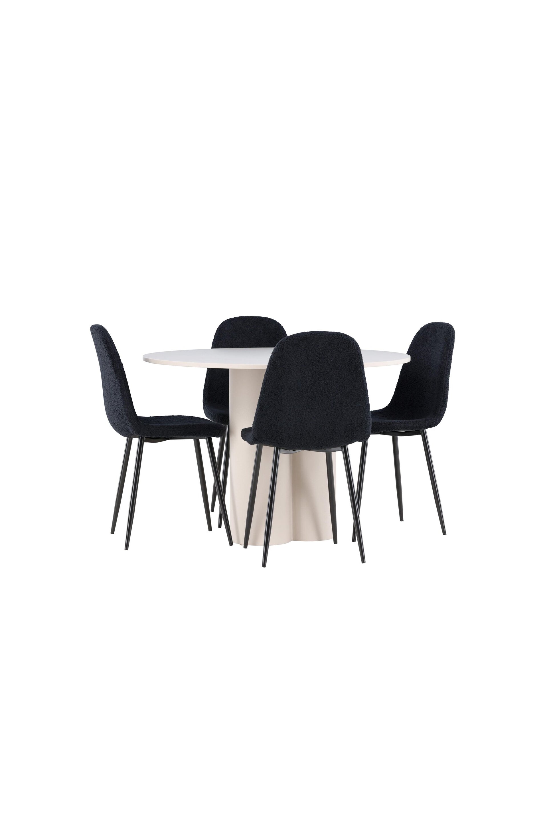 Olivia Matbord med Polar Stolarna – MDF