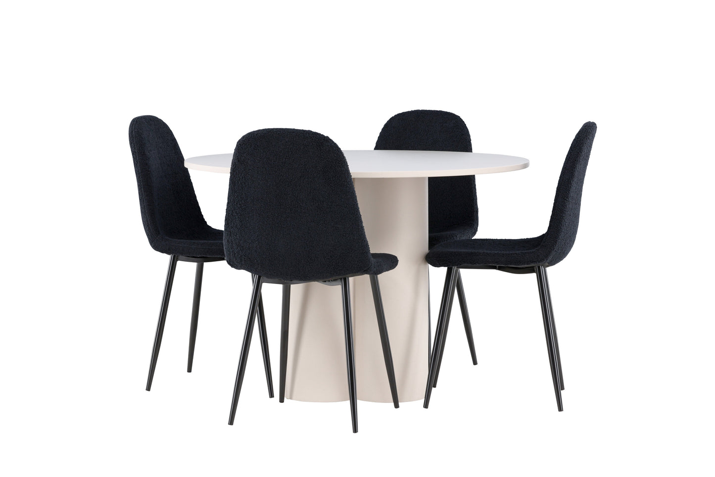 Olivia Matbord med Polar Stolarna – MDF