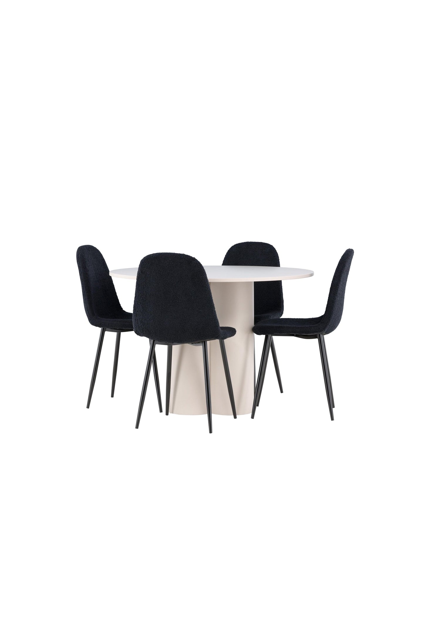 Olivia Matbord med Polar Stolarna – MDF