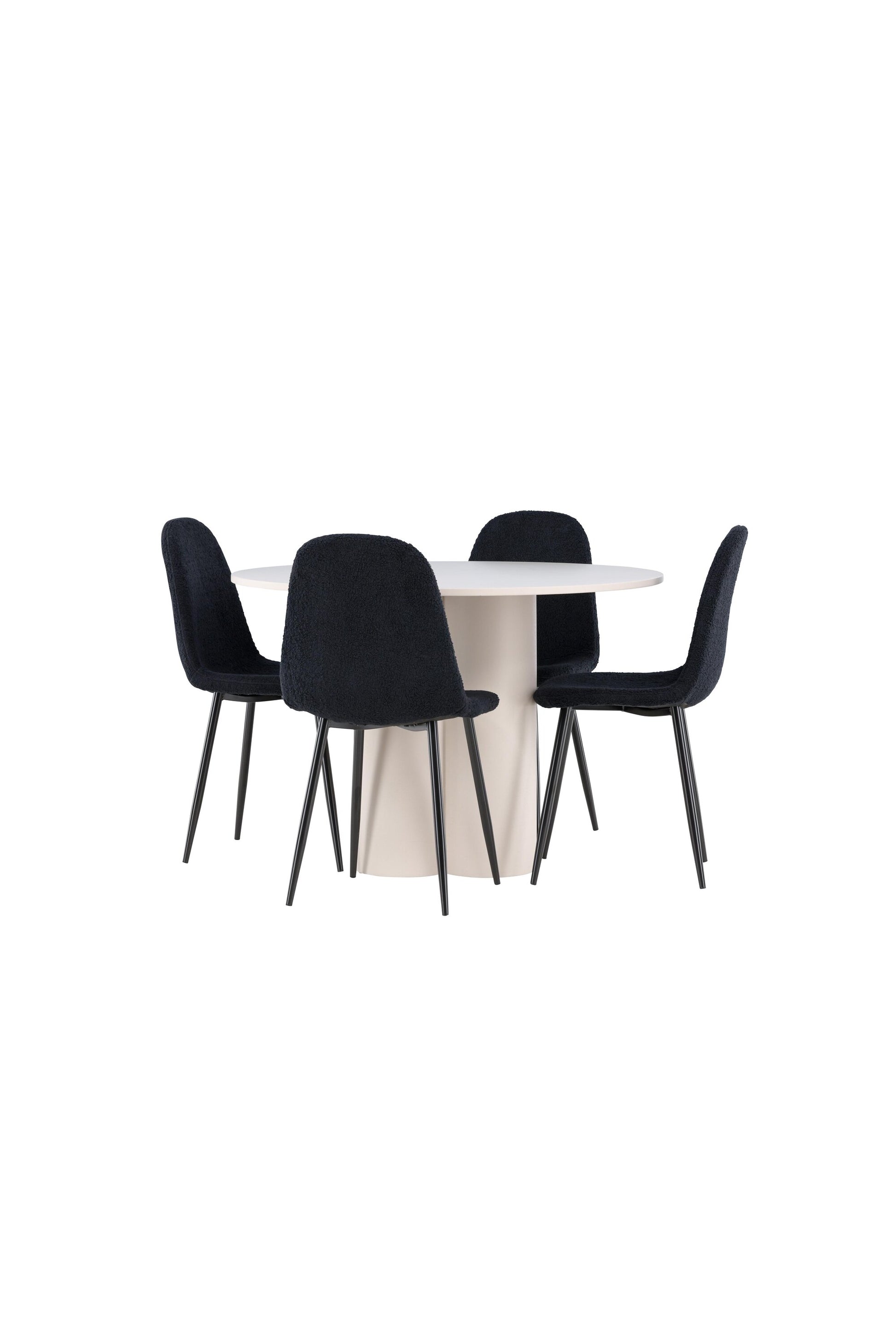 Olivia Matbord med Polar Stolarna – MDF