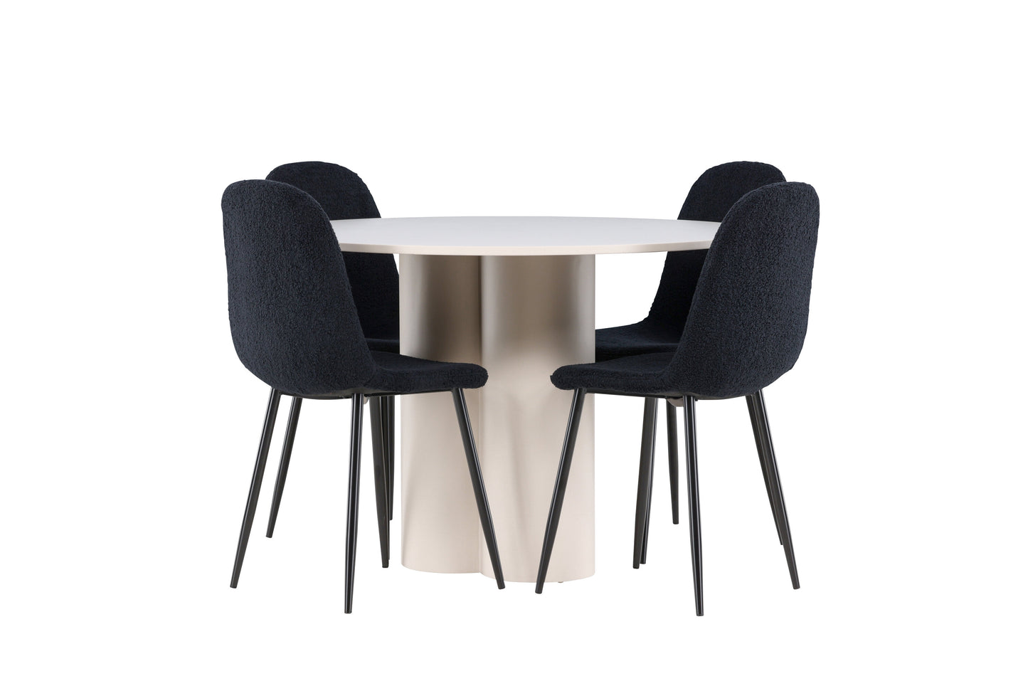 Olivia Matbord med Polar Stolarna – MDF