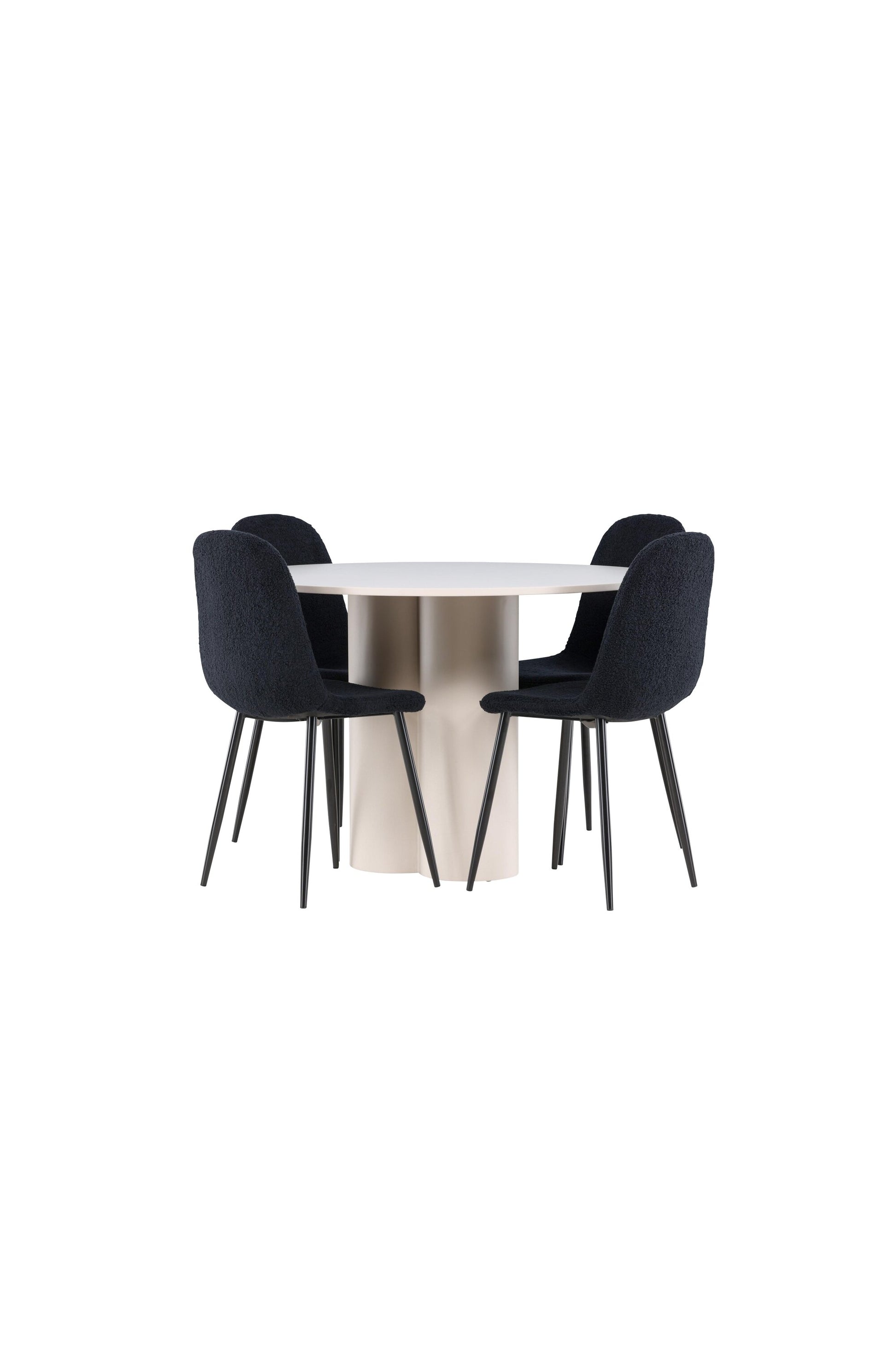 Olivia Matbord med Polar Stolarna – MDF