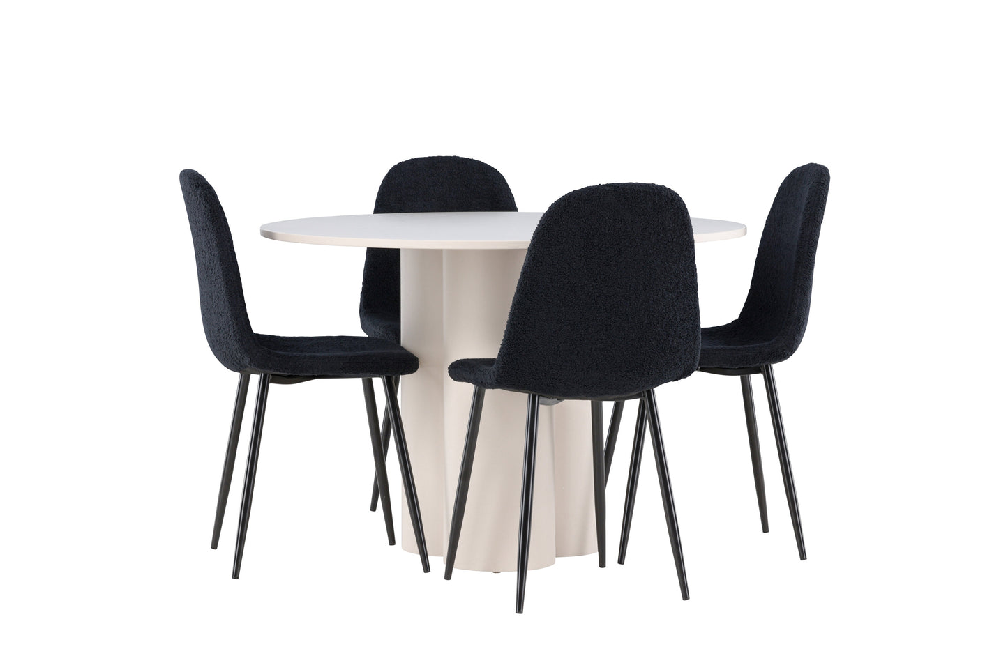 Olivia Matbord med Polar Stolarna – MDF