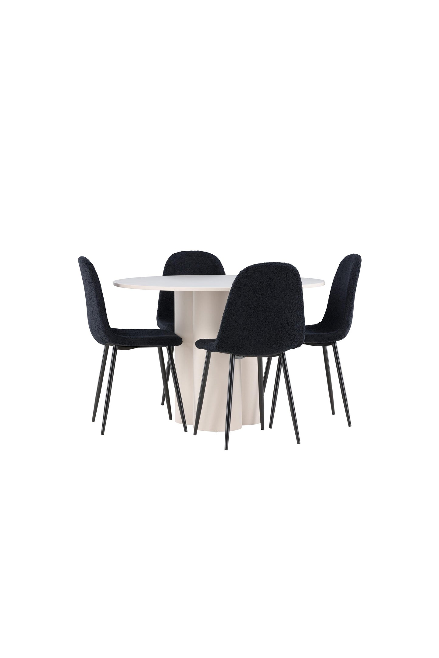 Olivia Matbord med Polar Stolarna – MDF