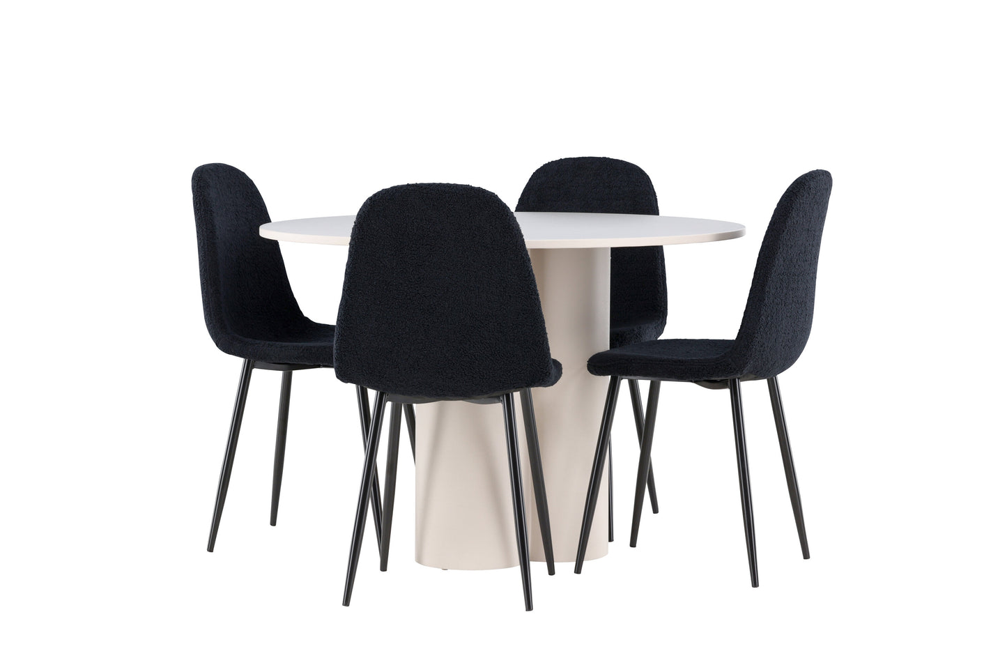 Olivia Matbord med Polar Stolarna – MDF