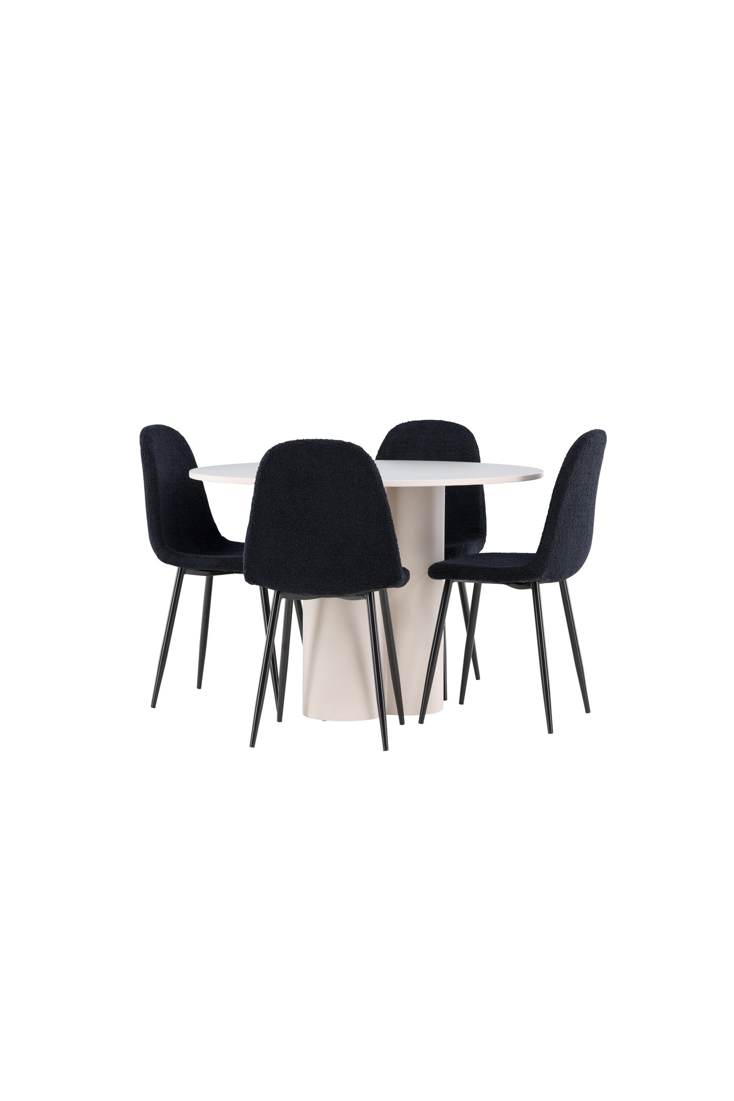 Olivia Matbord med Polar Stolarna – MDF