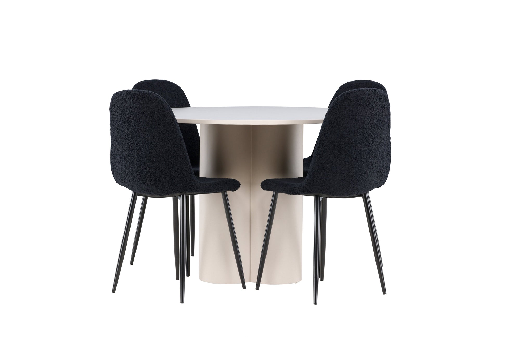 Olivia Matbord med Polar Stolarna – MDF