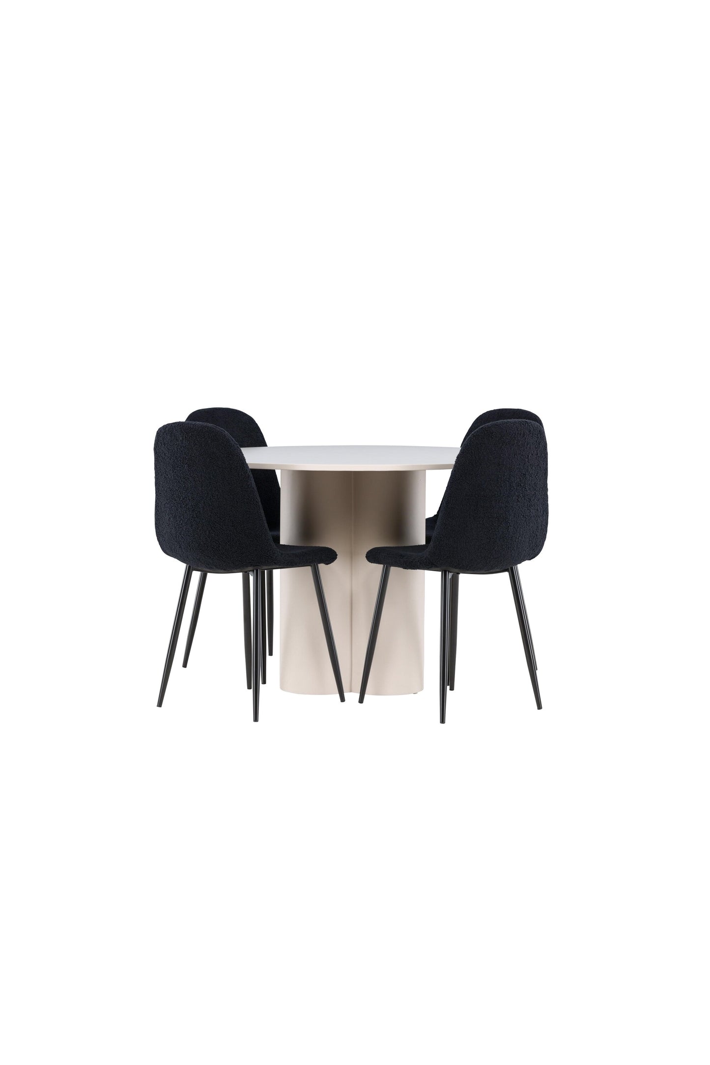 Olivia Matbord med Polar Stolarna – MDF