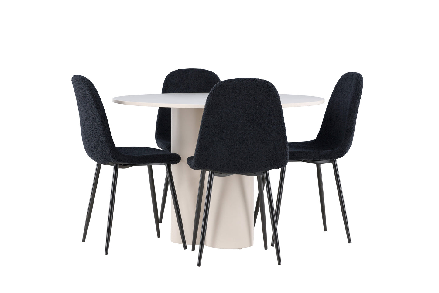 Olivia Matbord med Polar Stolarna – MDF
