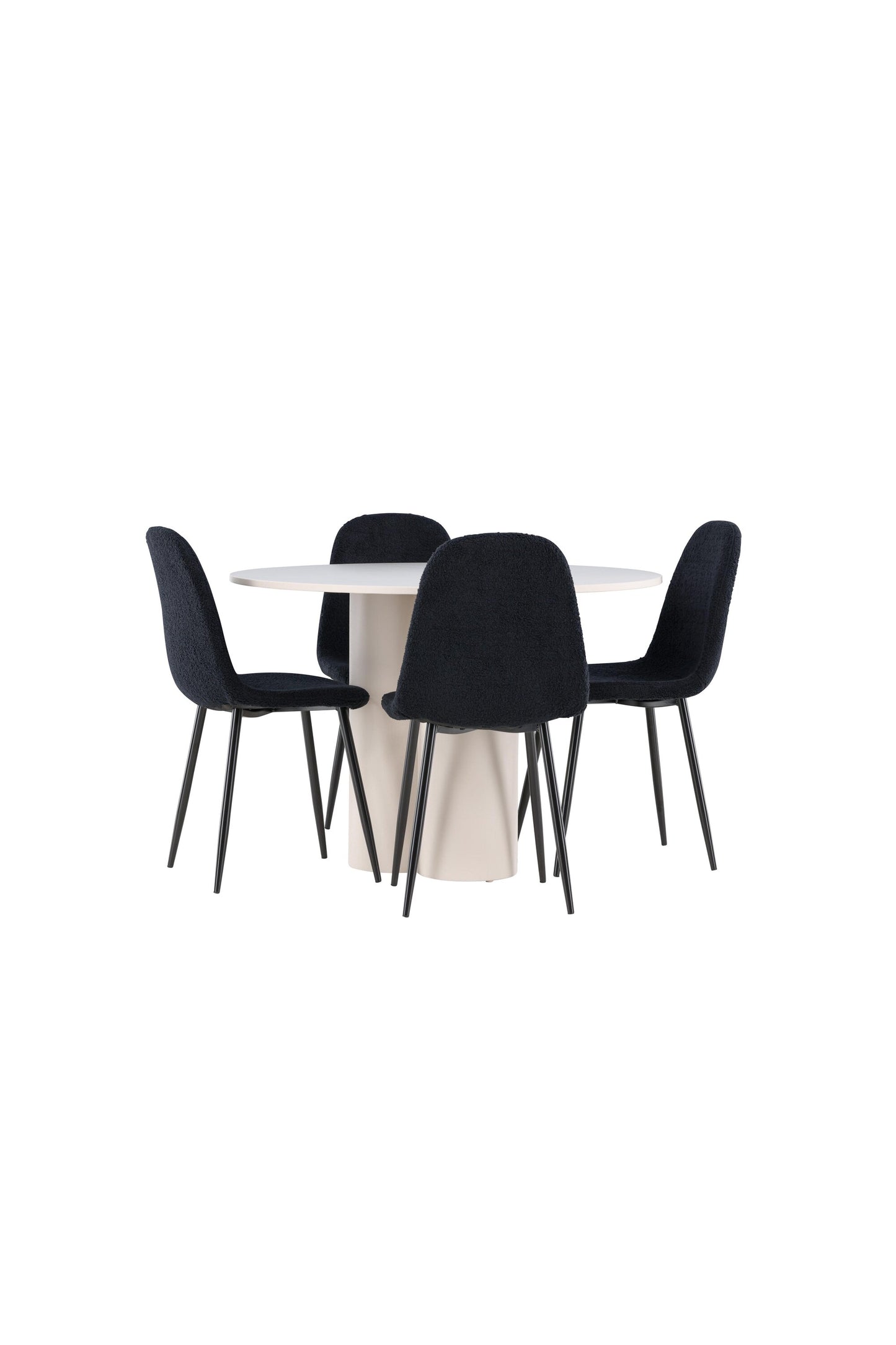 Olivia Matbord med Polar Stolarna – MDF