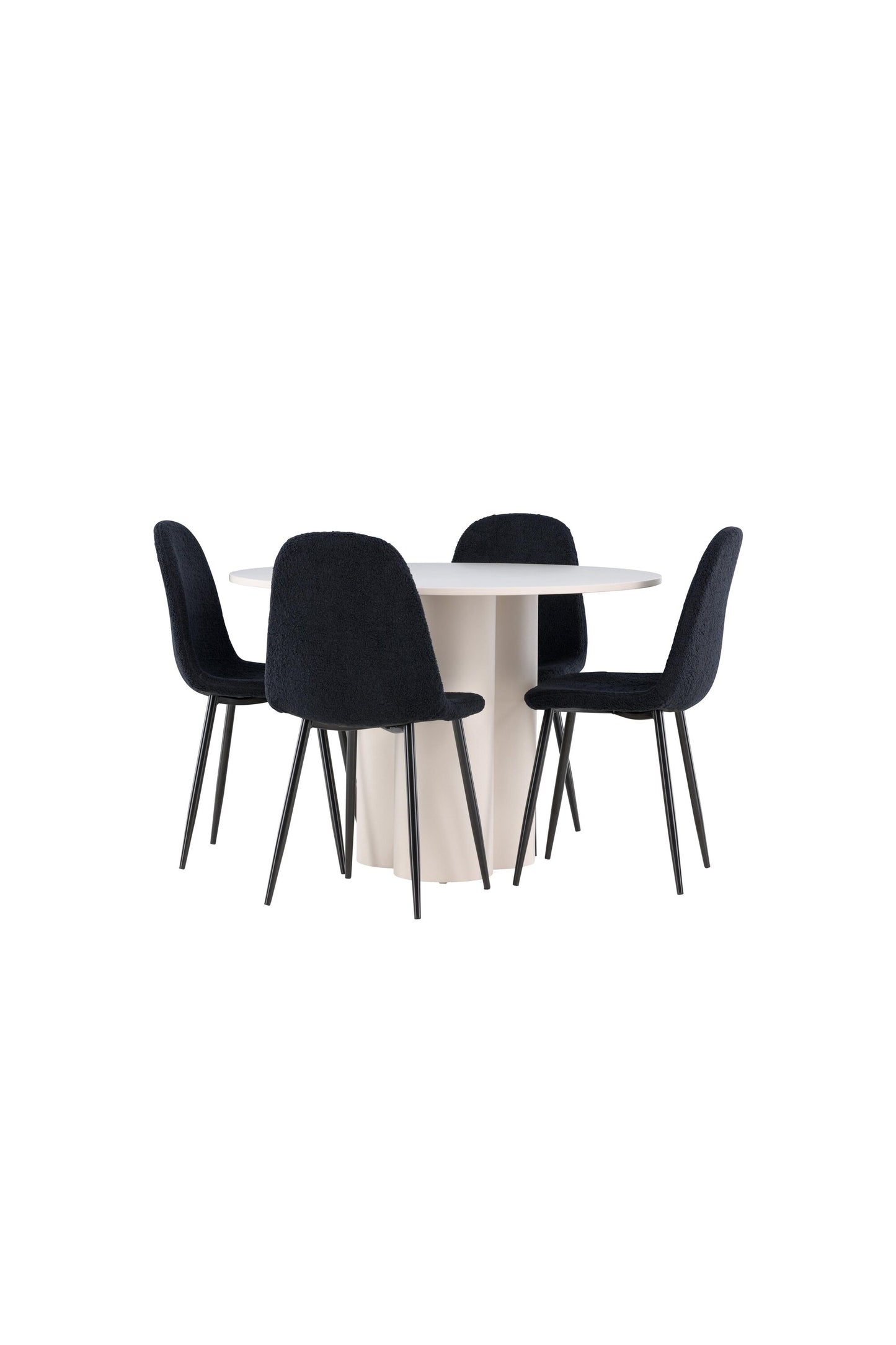 Olivia Matbord med Polar Stolarna – MDF