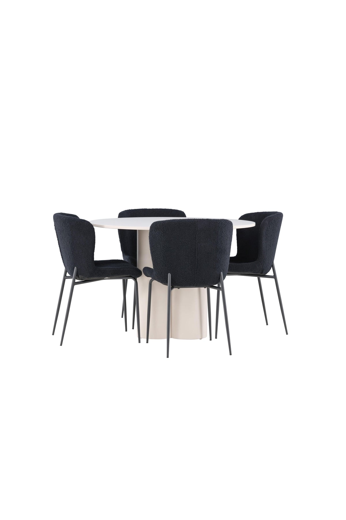 Olivia Matbord med Modesto Stolarna – MDF