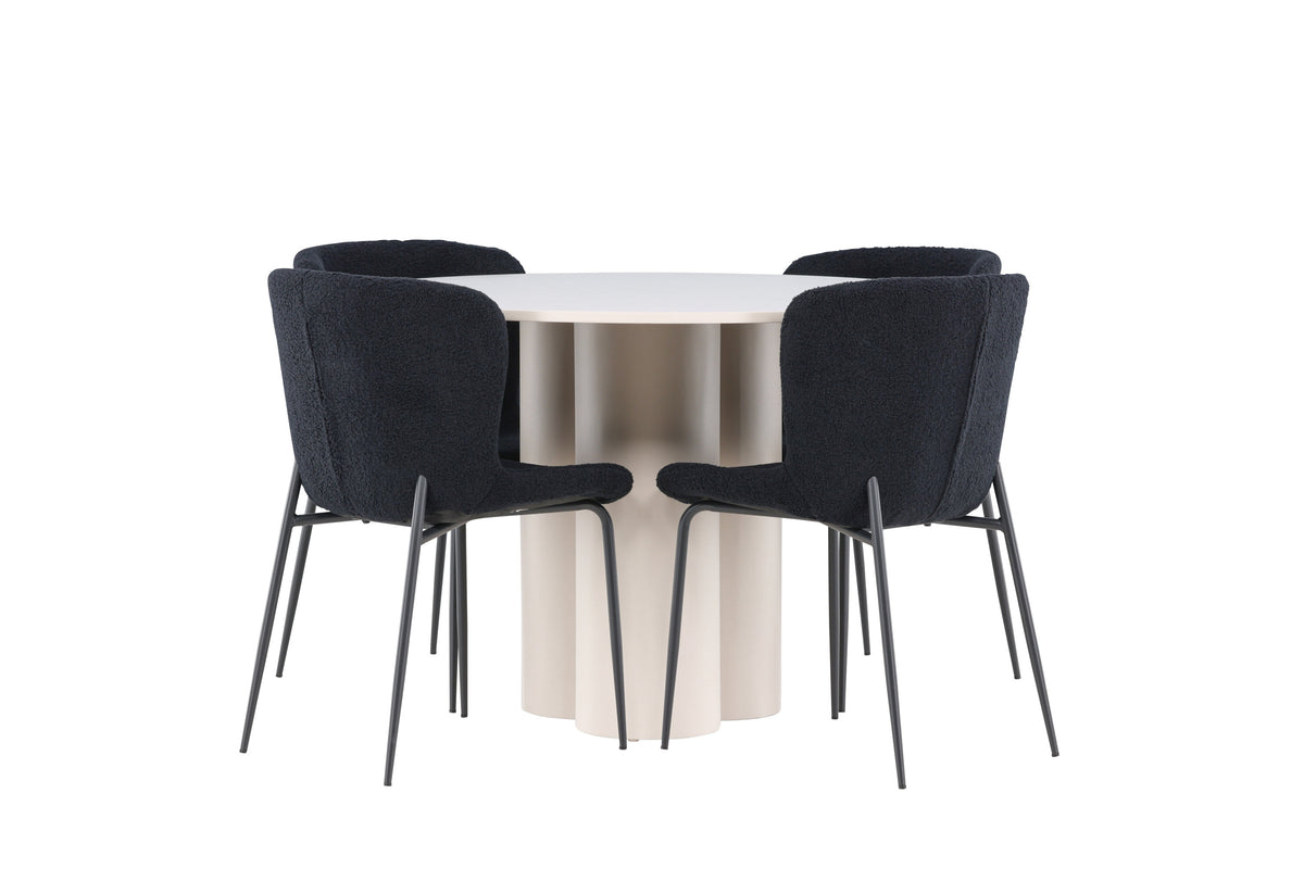 Olivia Matbord med Modesto Stolarna – MDF