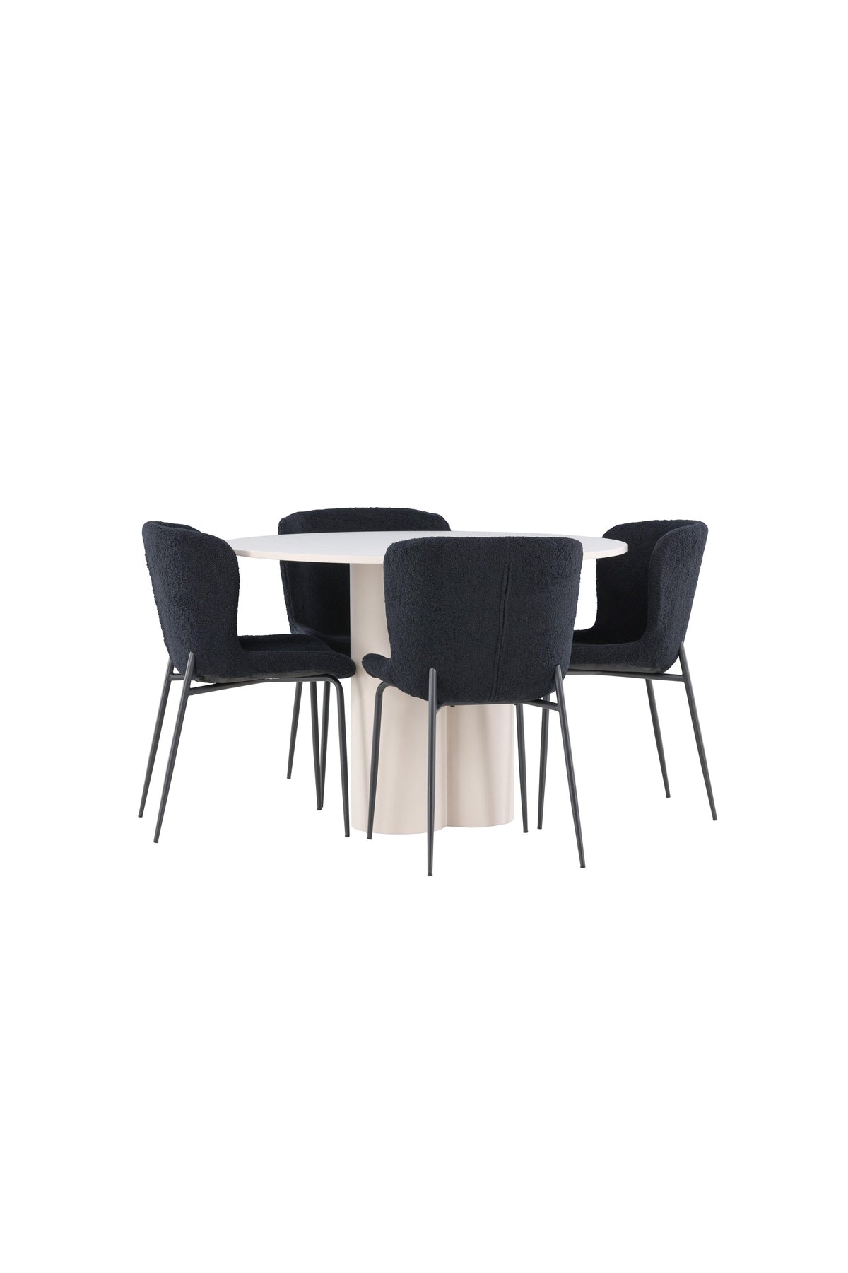 Olivia Matbord med Modesto Stolarna – MDF