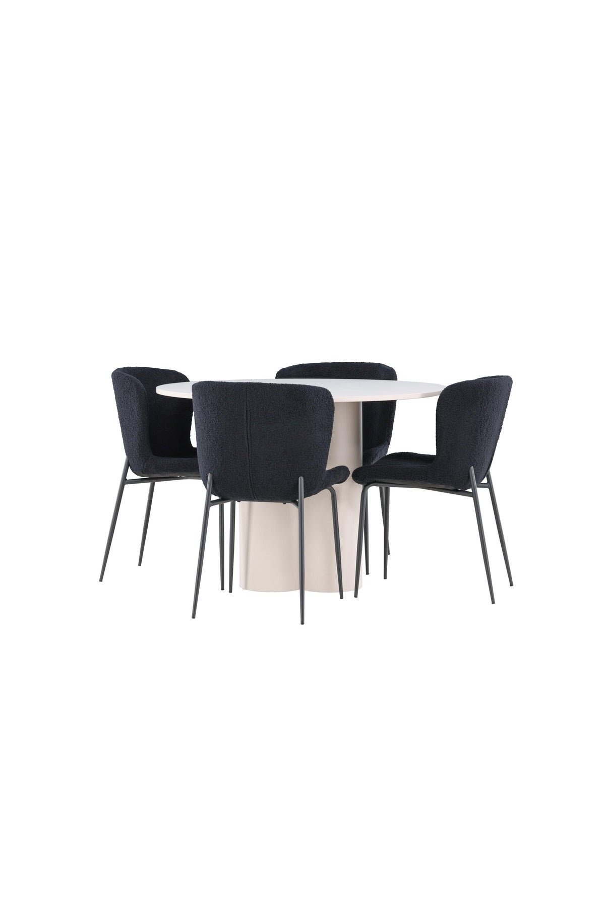 Olivia Matbord med Modesto Stolarna – MDF