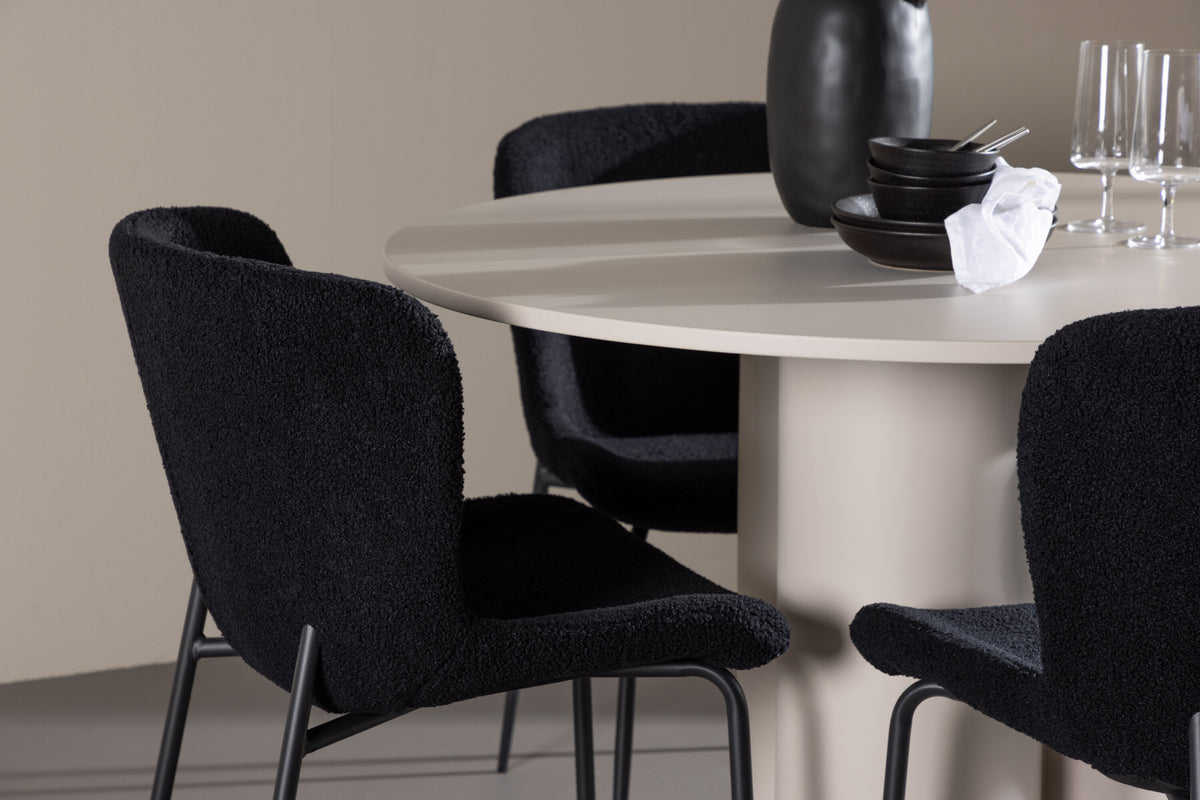 Olivia Matbord med Modesto Stolarna – MDF