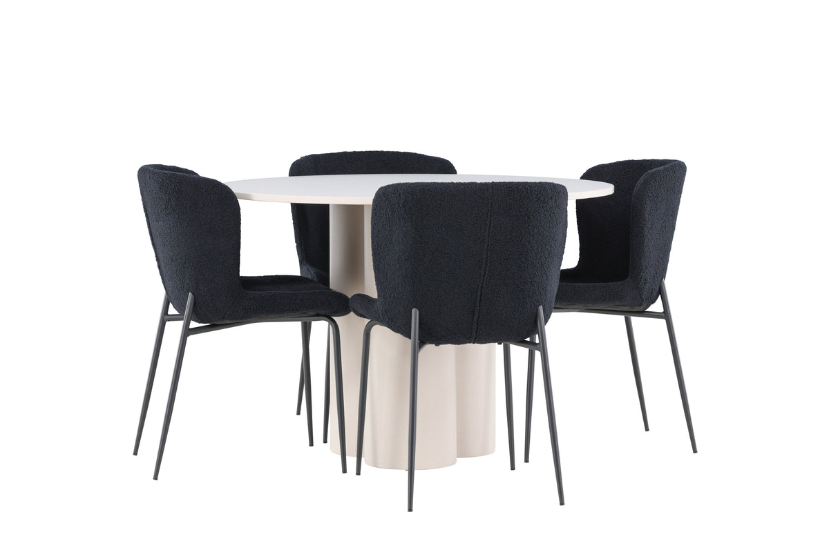 Olivia Matbord med Modesto Stolarna – MDF