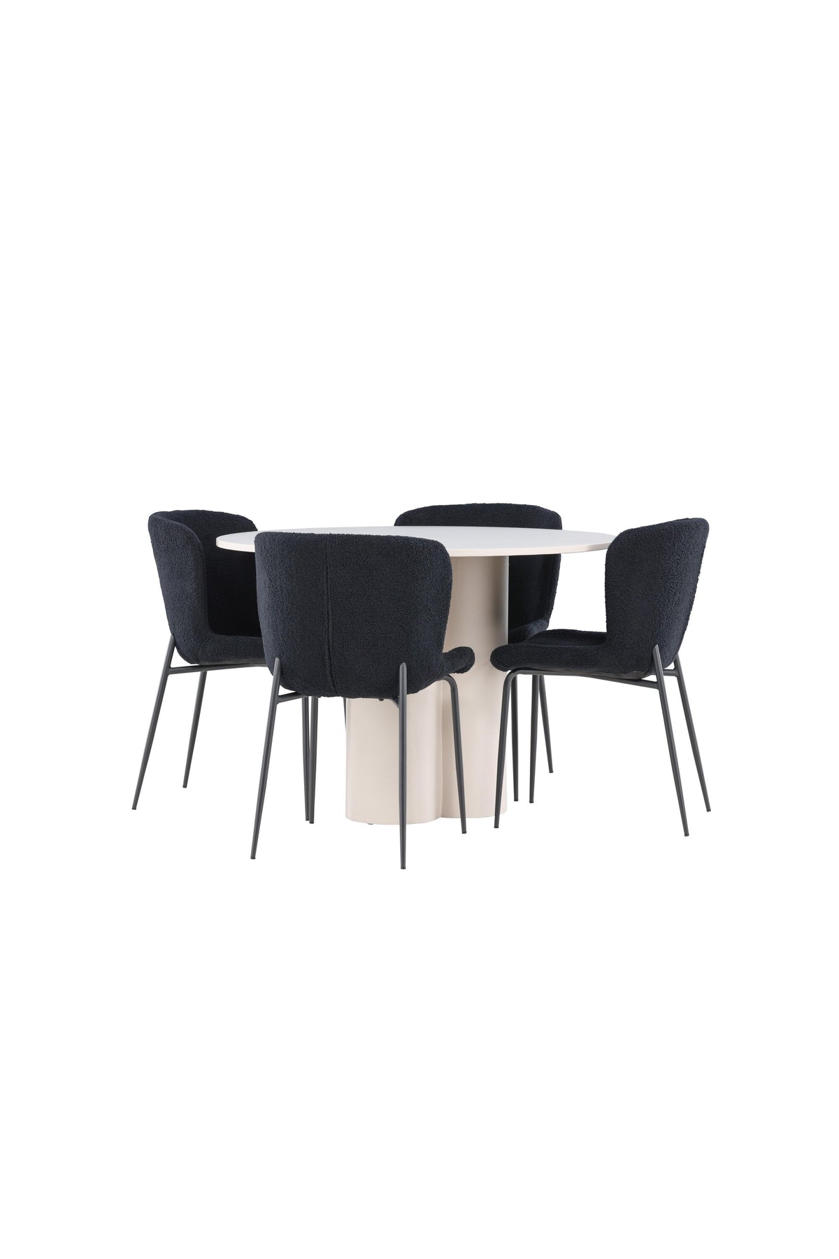Olivia Matbord med Modesto Stolarna – MDF