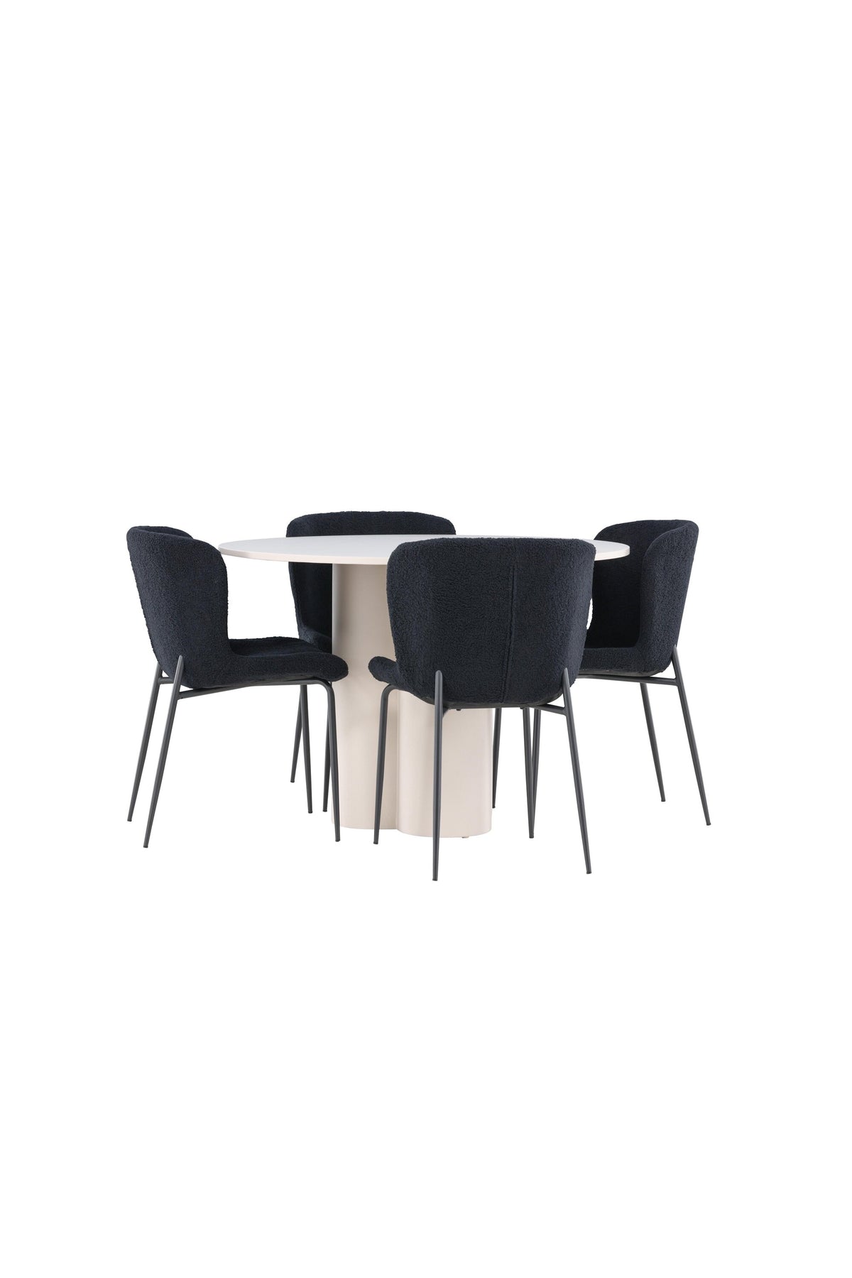 Olivia Matbord med Modesto Stolarna – MDF