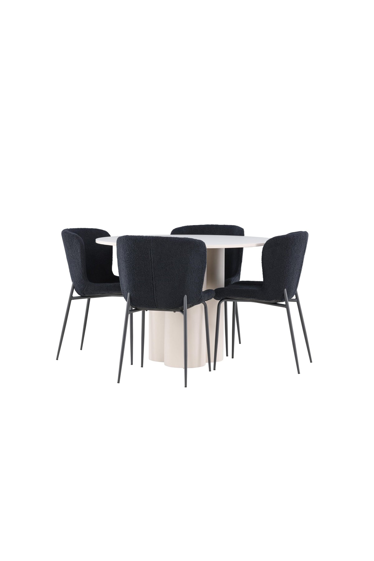 Olivia Matbord med Modesto Stolarna – MDF