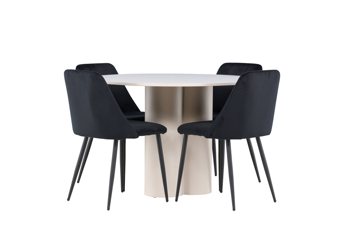 Olivia Matbord med Night Stolarna – MDF