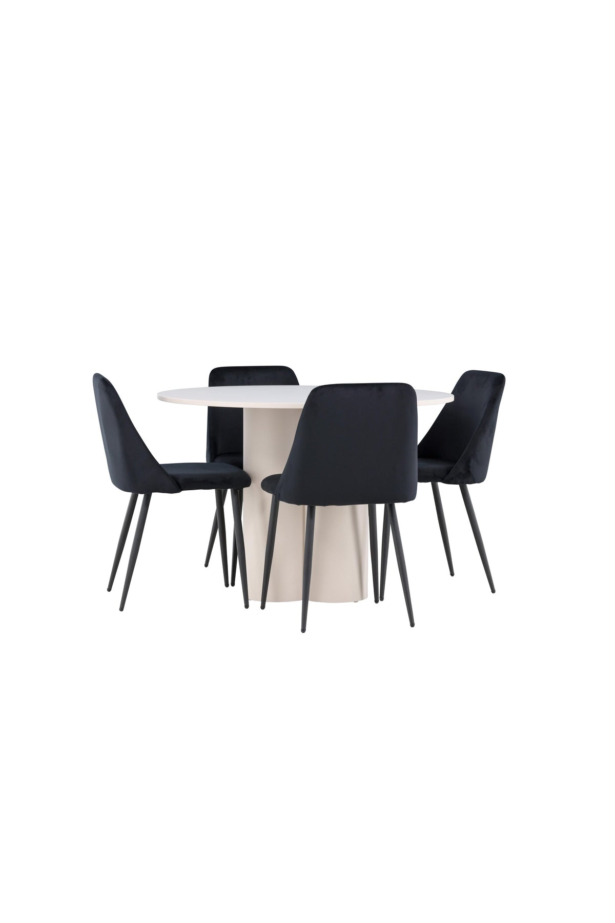 Olivia Matbord med Night Stolarna – MDF