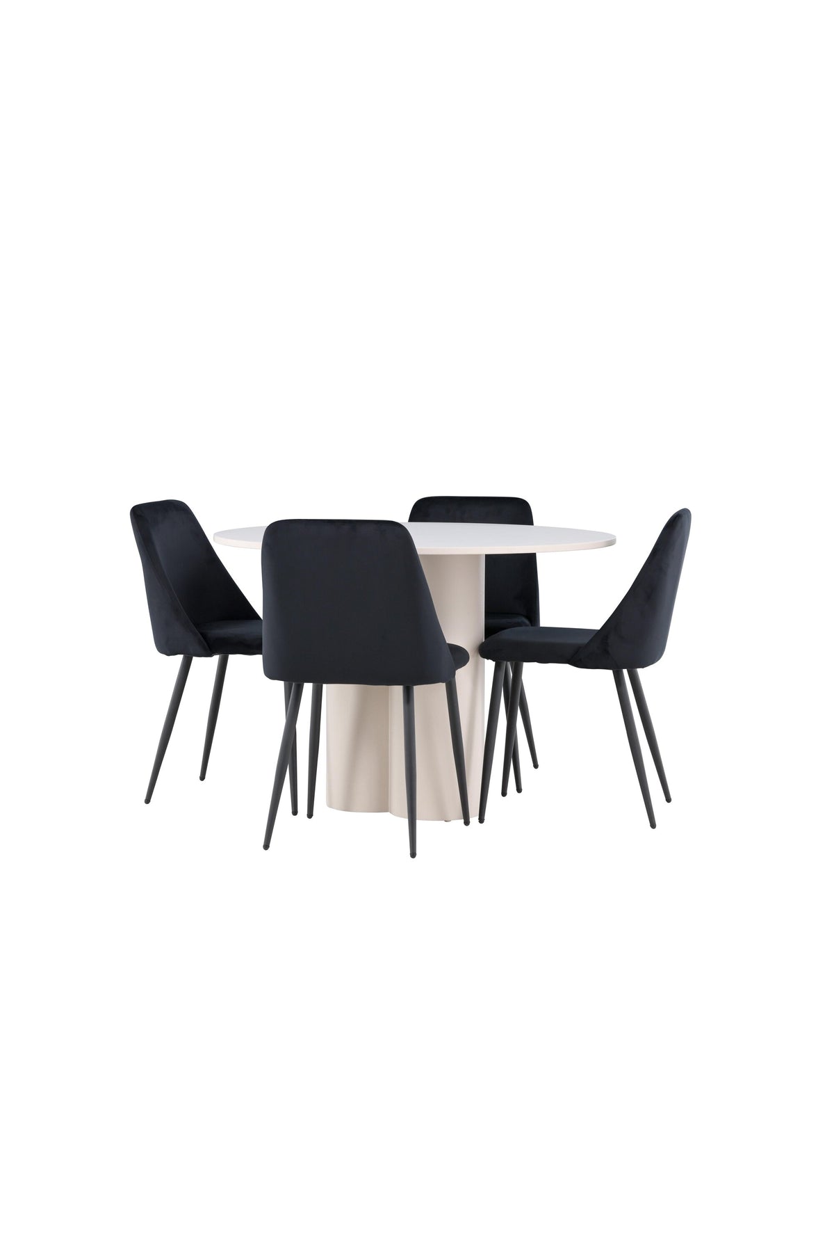 Olivia Matbord med Night Stolarna – MDF