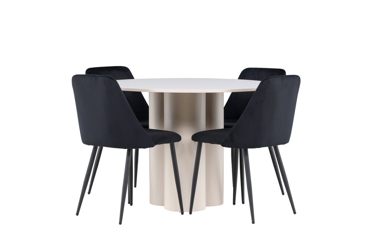 Olivia Matbord med Night Stolarna – MDF