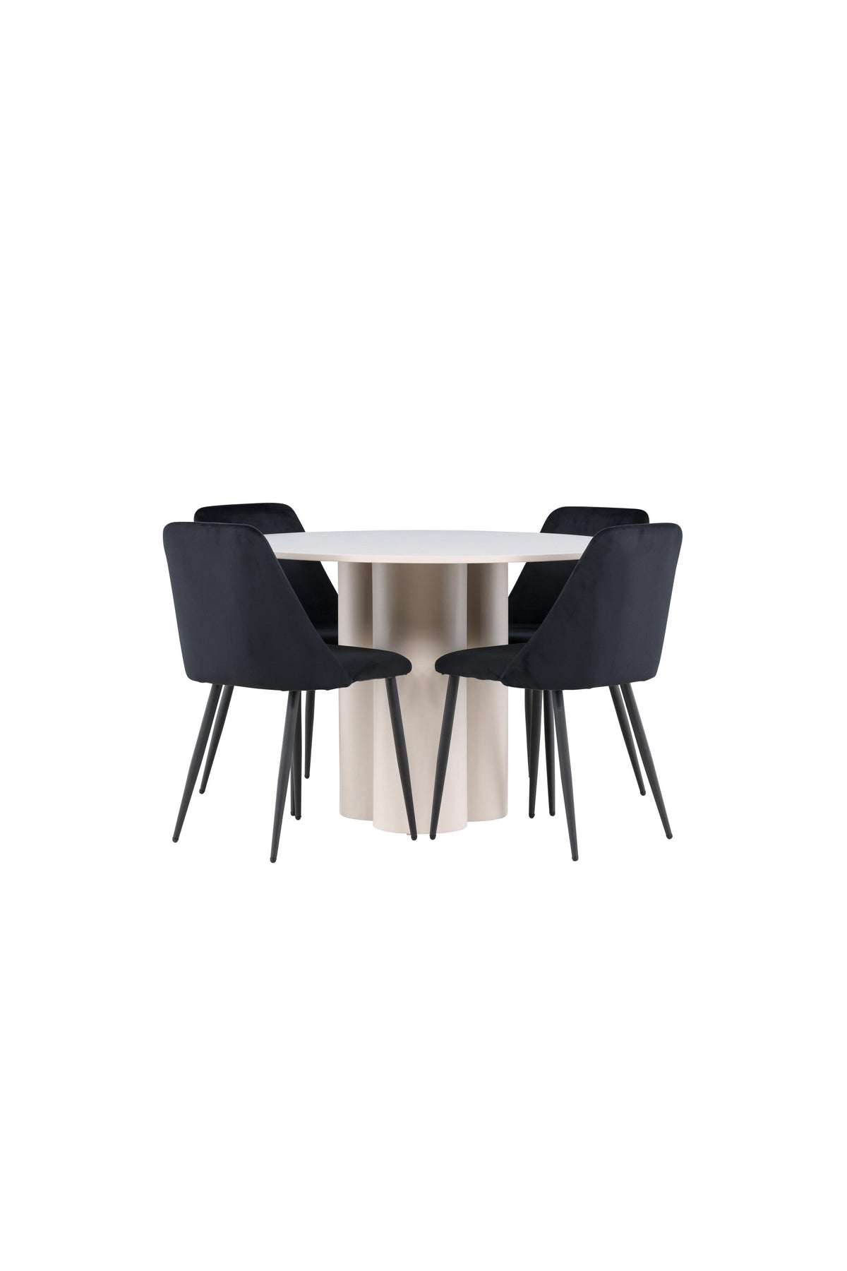 Olivia Matbord med Night Stolarna – MDF