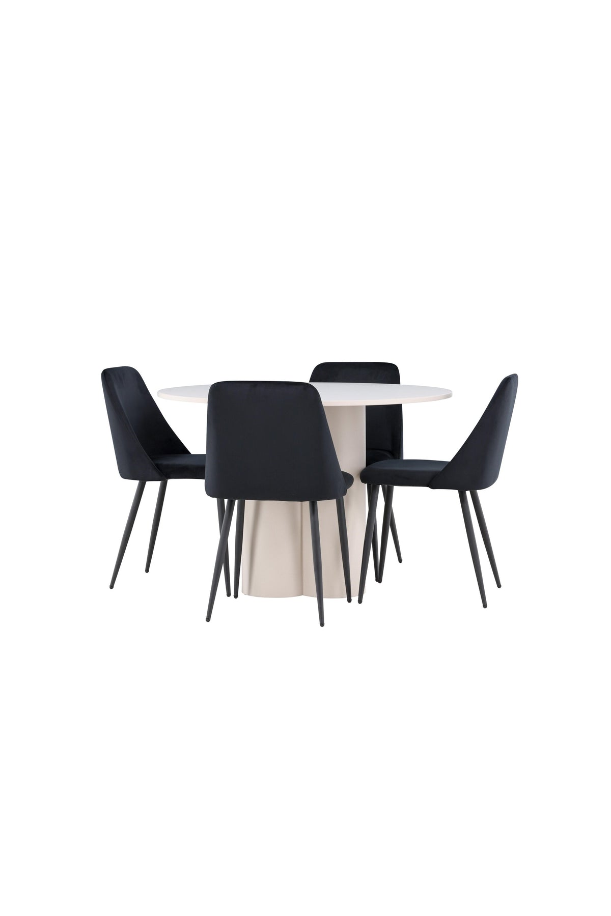 Olivia Matbord med Night Stolarna – MDF