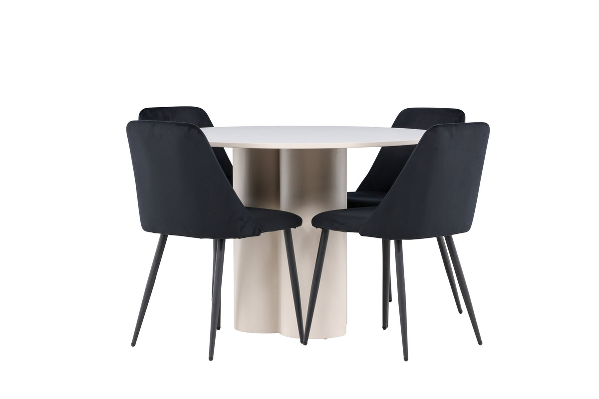 Olivia Matbord med Night Stolarna – MDF
