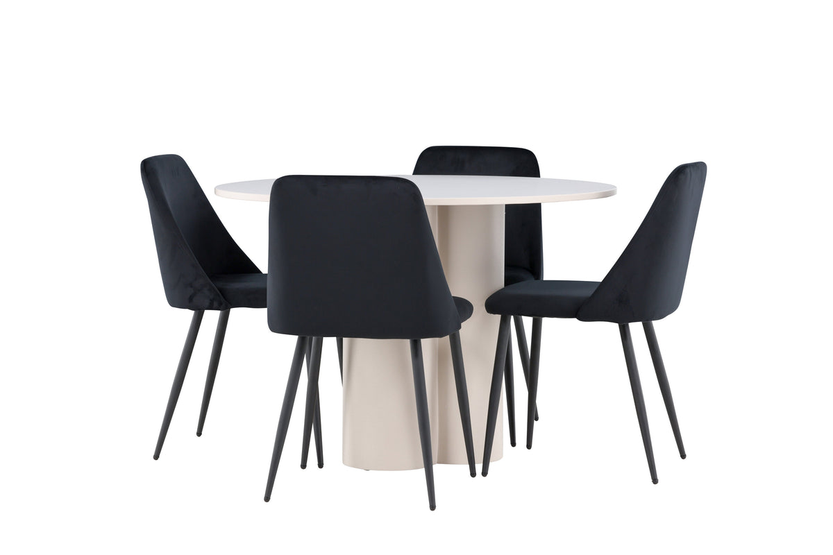 Olivia Matbord med Night Stolarna – MDF
