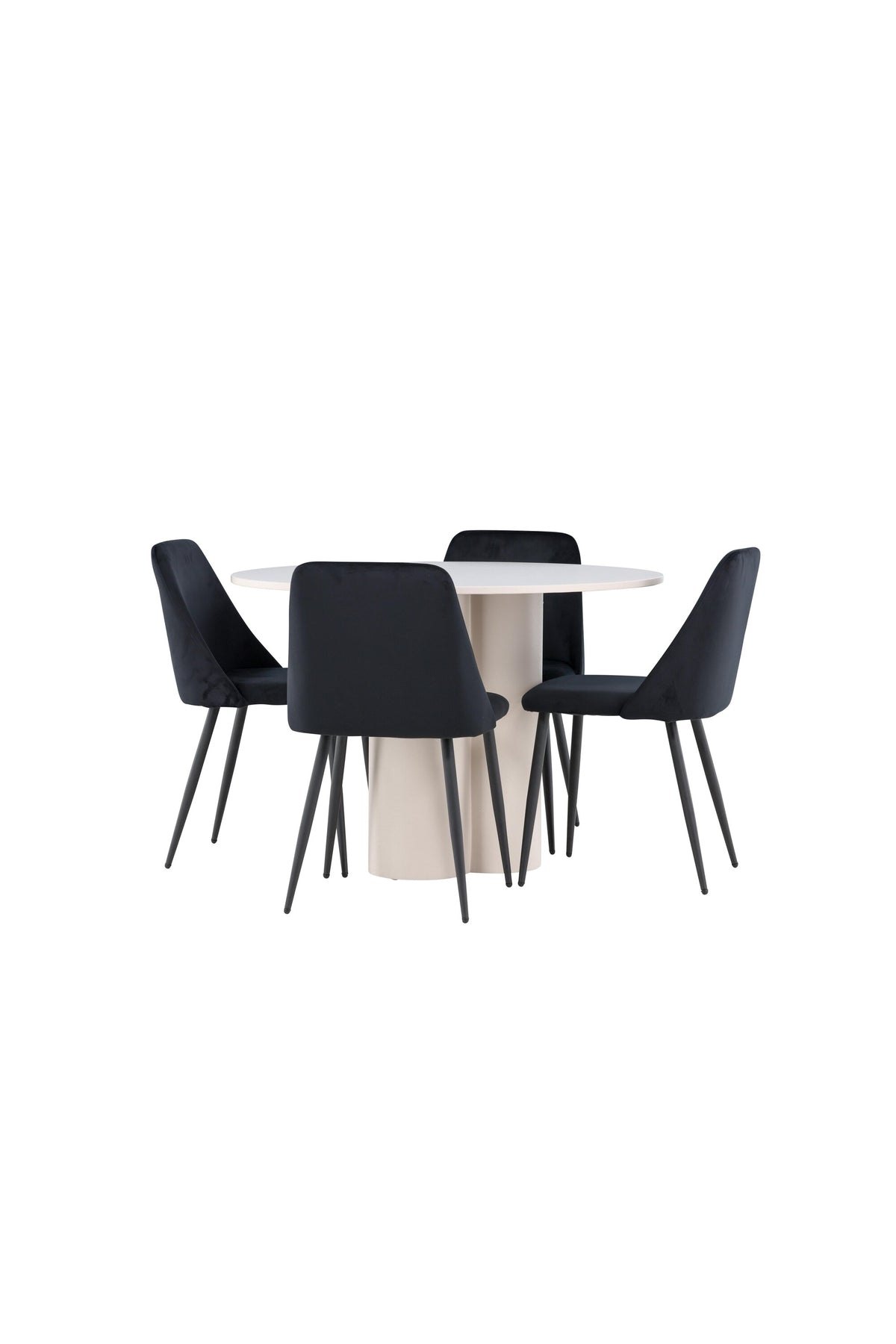 Olivia Matbord med Night Stolarna – MDF
