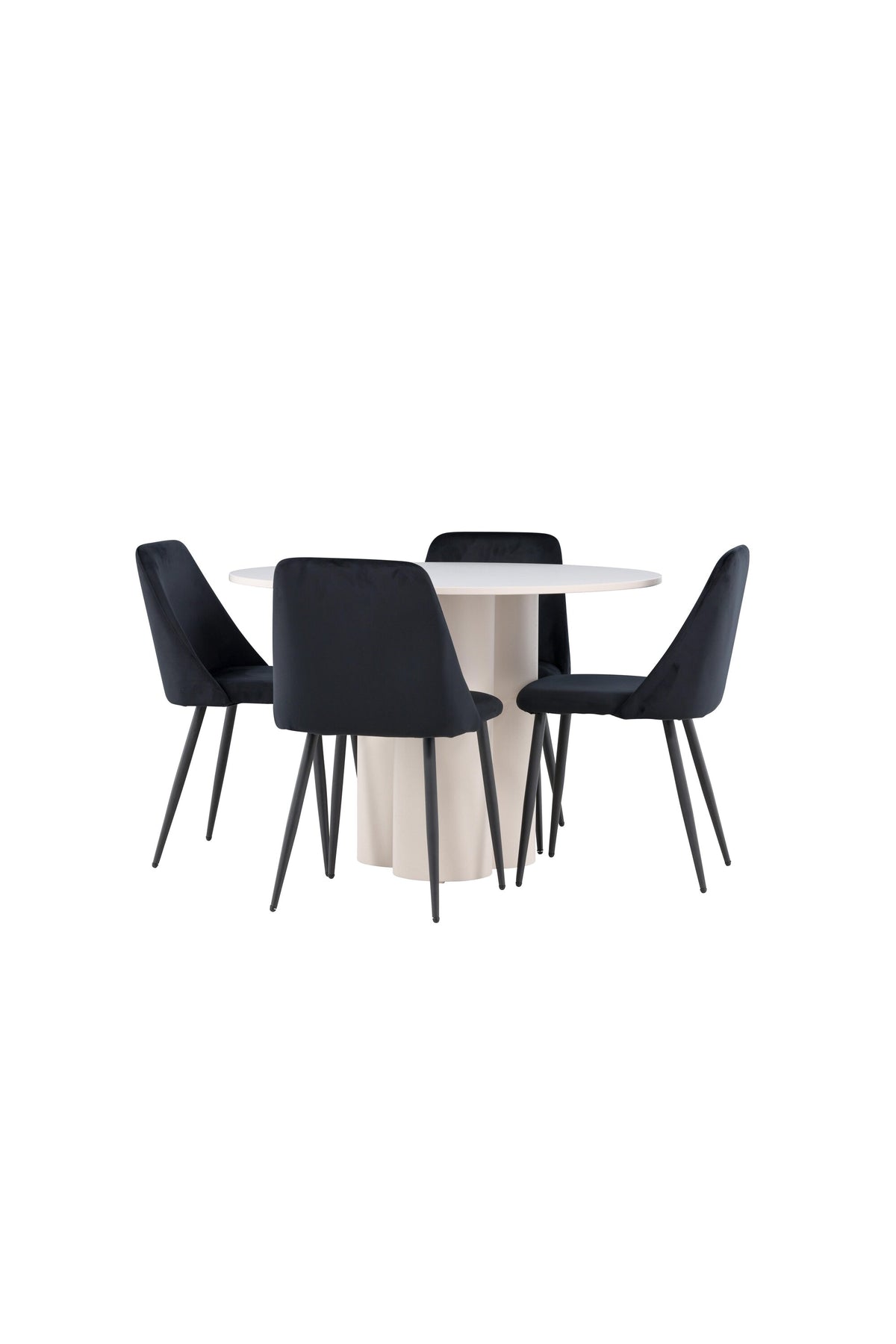 Olivia Matbord med Night Stolarna – MDF