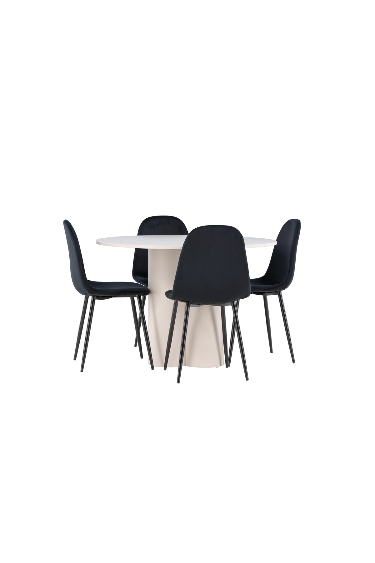 Olivia Matbord med Polar Stolarna – MDF